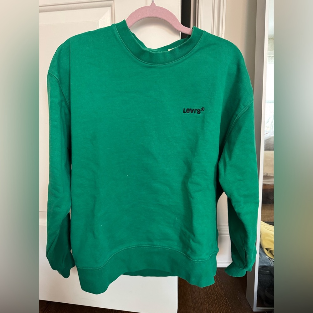 Green Levi’s Relaxed Sweater